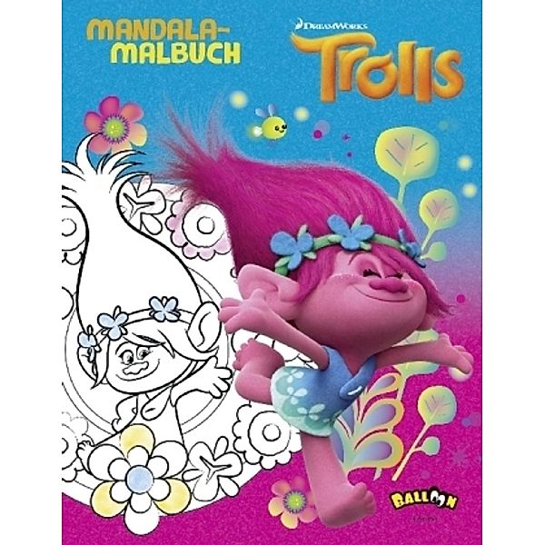 Trolls - Mandala Malbuch, Dreamworks