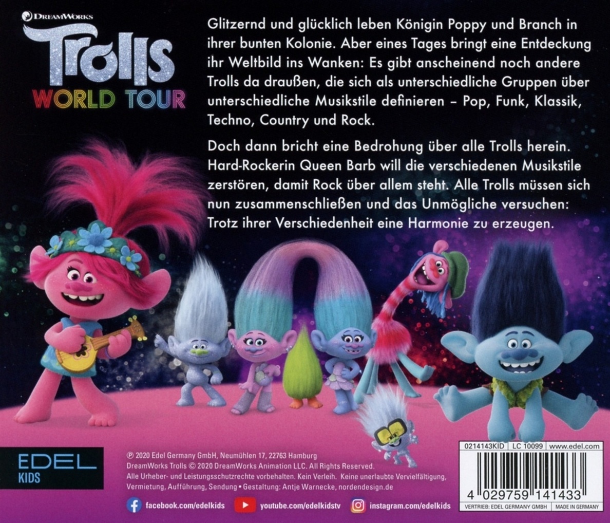 Trolls World Tour,1 Audio-CD Hörbuch jetzt bei Weltbild.de bestellen