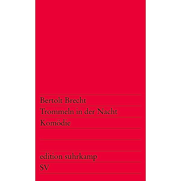 Trommeln in der Nacht Buch von Bertolt Brecht versandkostenfrei bestellen