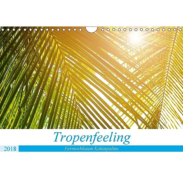 Tropenfeeling - Fernwehbaum Kokospalme (Wandkalender 2018 DIN A4 quer), Kerstin Waurick