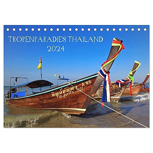Tropenparadies Thailand 2024 (Tischkalender 2024 DIN A5 quer), CALVENDO Monatskalender, Geza J. Holzinger