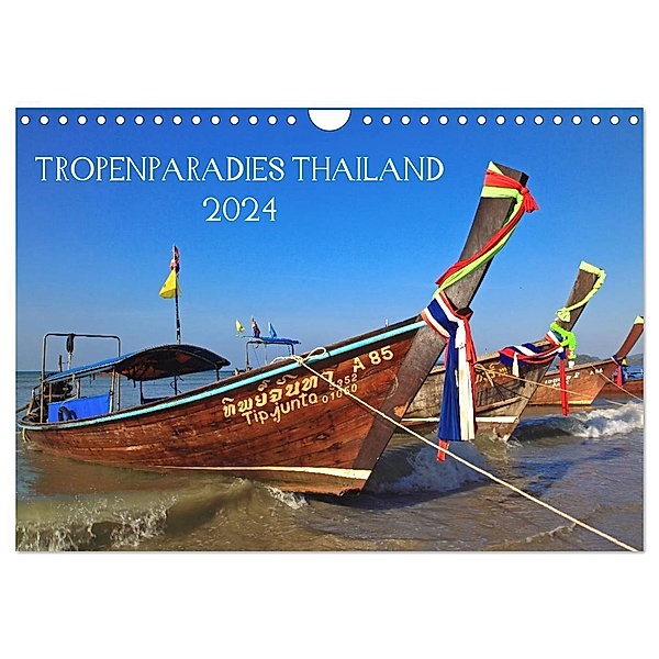 Tropenparadies Thailand 2024 (Wandkalender 2024 DIN A4 quer), CALVENDO Monatskalender, Geza J. Holzinger