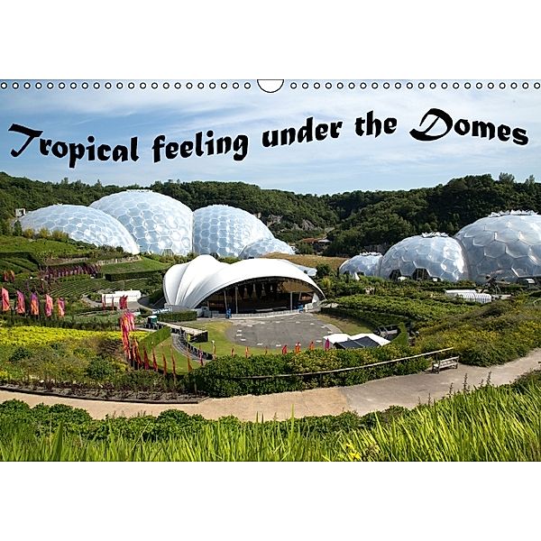 Tropical feeling under the Domes - UK Version (Wall Calendar perpetual DIN A3 Landscape), Wernicke-Marfo Gabriela