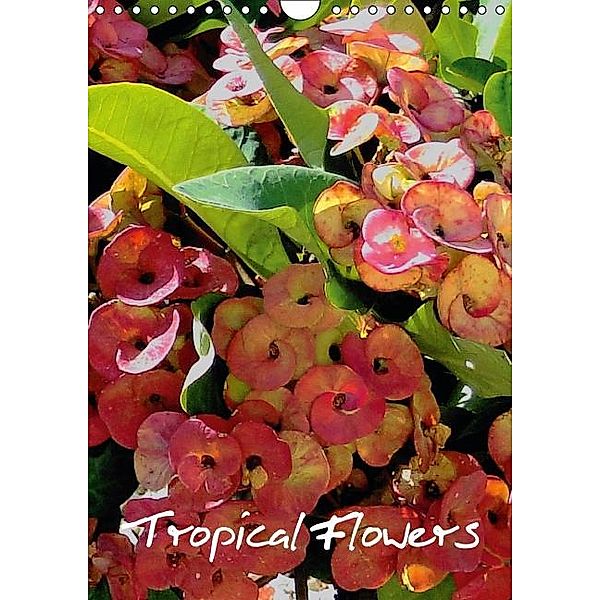 Tropical Flowers (Wall Calendar perpetual DIN A4 Portrait), Rudolf Blank