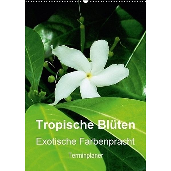Tropische Blüten - Exotische Farbenpracht / Planer (Wandkalender 2017 DIN A2 hoch), Rudolf Blank