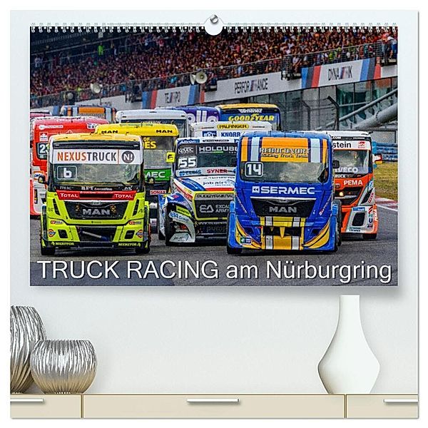 TRUCK RACING am Nürburgring (hochwertiger Premium Wandkalender 2024 DIN A2 quer), Kunstdruck in Hochglanz, Dieter Wilczek