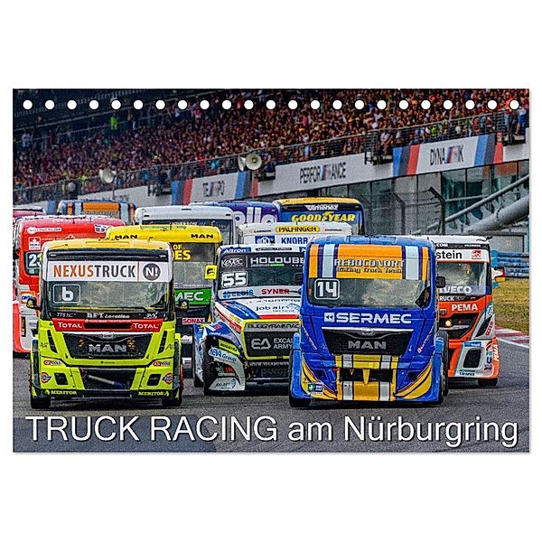 TRUCK RACING am Nürburgring (Tischkalender 2025 DIN A5 quer), CALVENDO Monatskalender, Calvendo, Dieter Wilczek