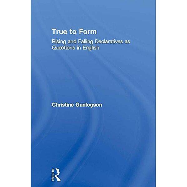 True to Form, Christine Gunlogson