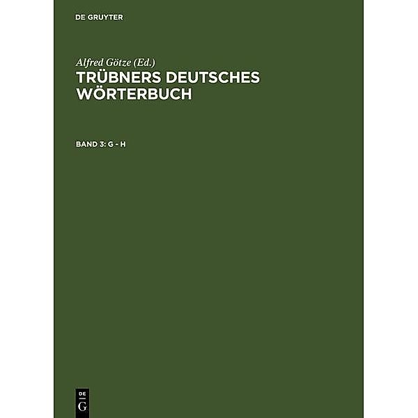 Trübners Deutsches Wörterbuch 3