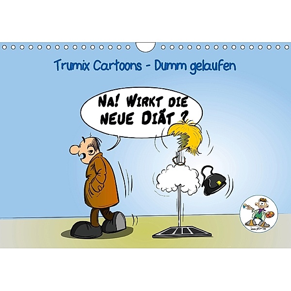 Trumix Cartoons - Dumm gelaufen (Wandkalender 2018 DIN A4 quer), Reinhard Trummer
