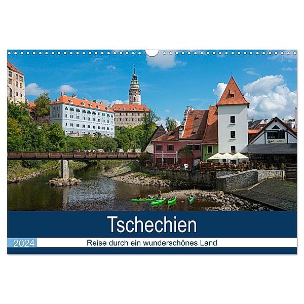 Tschechien - Eine Reise durch ein wunderschönes Land (Wandkalender 2024 DIN A3 quer), CALVENDO Monatskalender, Frauke Scholz