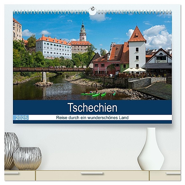 Tschechien - Eine Reise durch ein wunderschönes Land (hochwertiger Premium Wandkalender 2025 DIN A2 quer), Kunstdruck in Hochglanz, Calvendo, Frauke Scholz