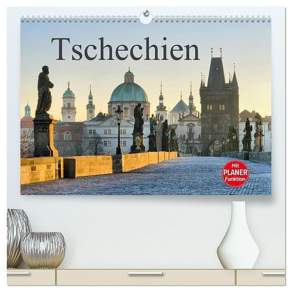 Tschechien (hochwertiger Premium Wandkalender 2024 DIN A2 quer), Kunstdruck in Hochglanz, LianeM