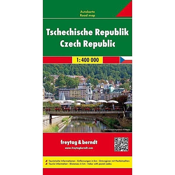 Tschechische Republik, Autokarte 1:400.000. Ceská republika / République Tchèque / Repubblica Cèca