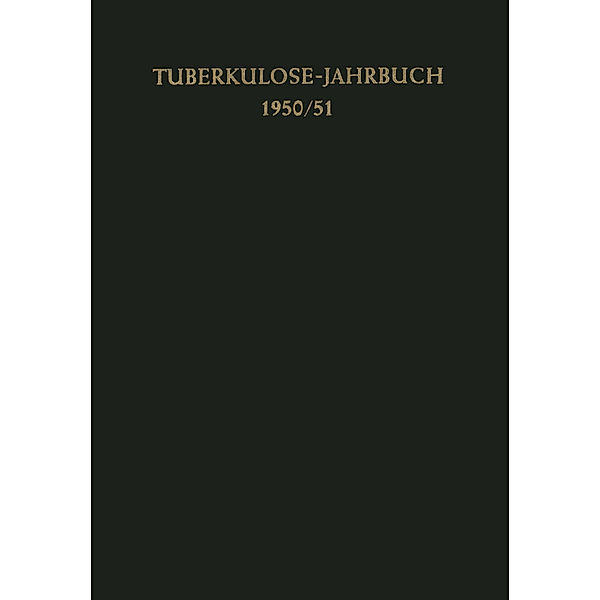 Tuberkulose-Jahrbuch 1950/51, Franz Ickert