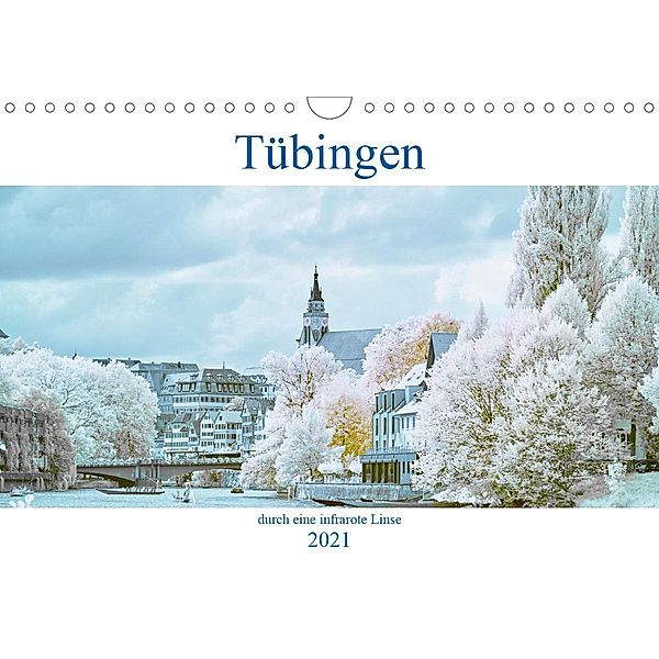 Tübingen durch eine infrarote linse (Wandkalender 2021 DIN A4 quer), Mark Bangert