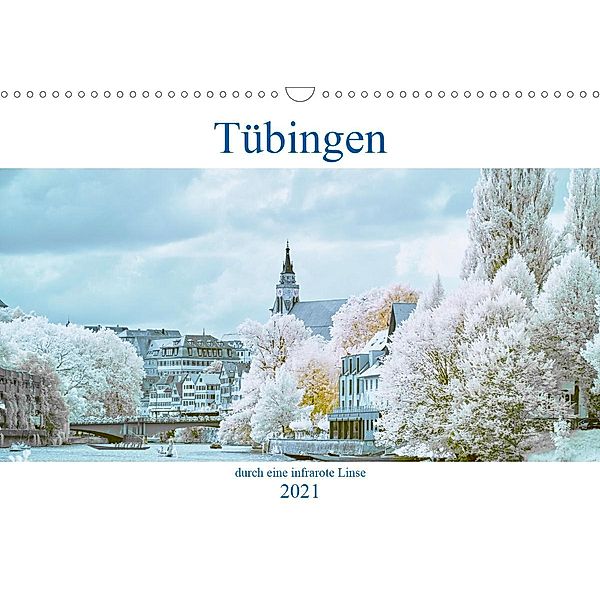 Tübingen durch eine infrarote linse (Wandkalender 2021 DIN A3 quer), Mark Bangert