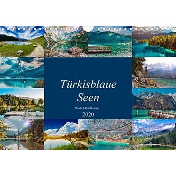 Türkisblaue Seen (Wandkalender 2020 DIN A4 quer), Alexandra Goldbach