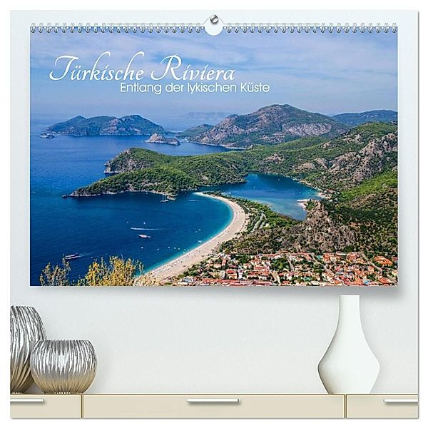 Türkische Riviera - Entlang der lykischen Küste (hochwertiger Premium Wandkalender 2024 DIN A2 quer), Kunstdruck in Hochglanz, Frank Brehm - frankolor.de