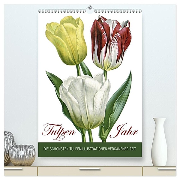 Tulpen - Jahr (hochwertiger Premium Wandkalender 2024 DIN A2 hoch), Kunstdruck in Hochglanz, Babette Reek
