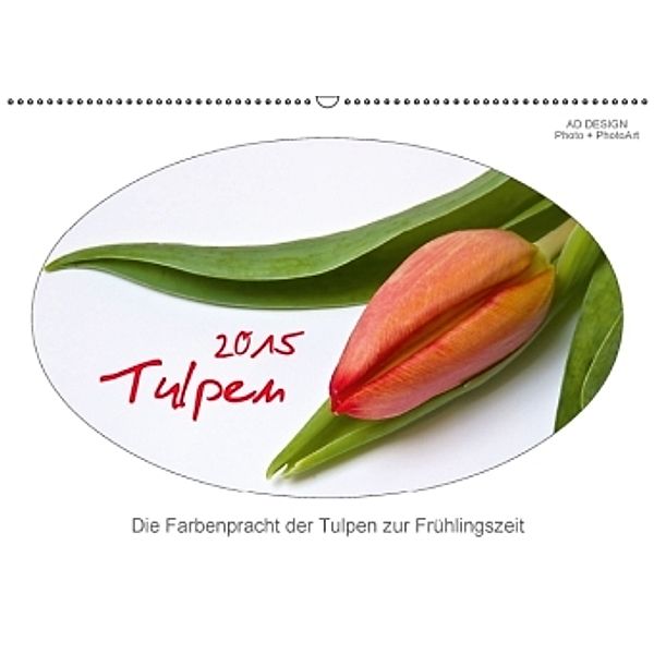 Tulpen (Wandkalender 2015 DIN A2 quer), Angela Dölling