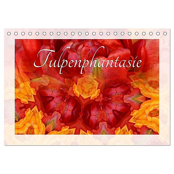 Tulpenphantasie (Tischkalender 2024 DIN A5 quer), CALVENDO Monatskalender, Renate Grobelny
