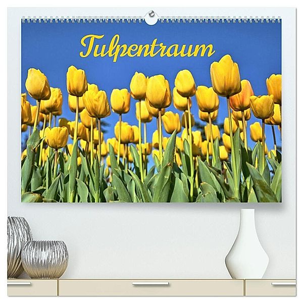 Tulpentraum (hochwertiger Premium Wandkalender 2024 DIN A2 quer), Kunstdruck in Hochglanz, (c)2022 by insideportugal