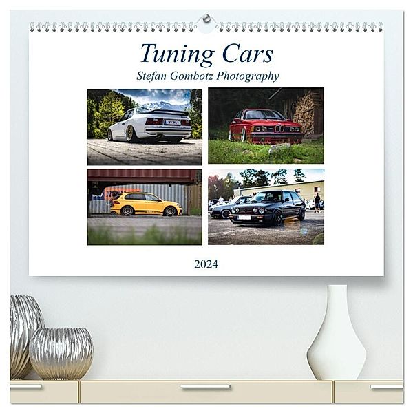 Tuning Cars (hochwertiger Premium Wandkalender 2024 DIN A2 quer), Kunstdruck in Hochglanz, Stefan Gombotz