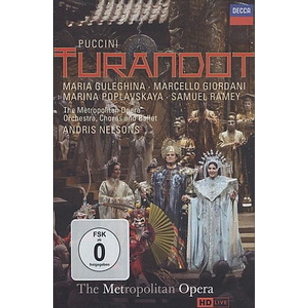 Turandot, 1 DVD, Giacomo Puccini