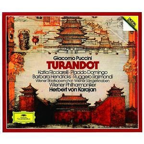 Turandot (Ga), Ricciarelli, Domingo, Karajan, Wp