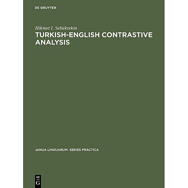 Turkish-English contrastive analysis, Hikmet I. Sebüktekin