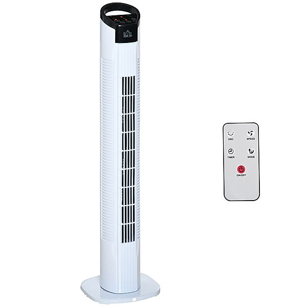 Turmventilator mit Fernbedienung weiß (Farbe: weiß)