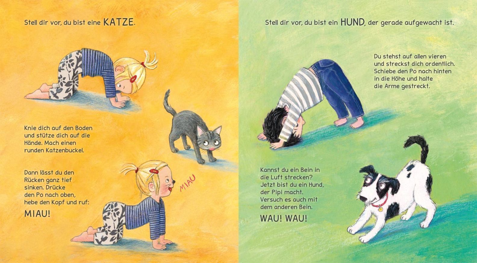 Turnen wie die Tiere - Das grosse Yoga Buch für kleine Kinder