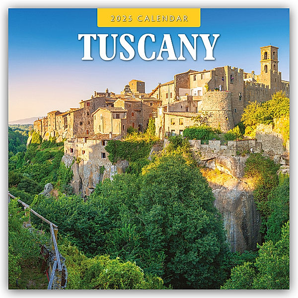 Tuscany - Toskana 2025 - 16-Monatskalender, Red Robin Publishing Ltd
