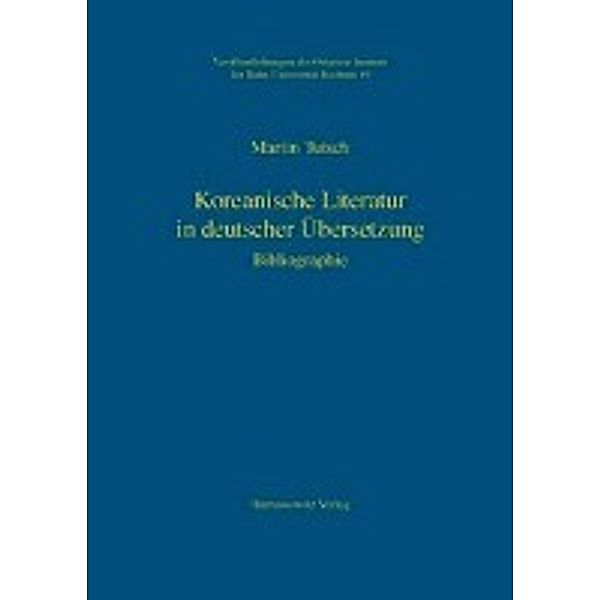 Tutsch, M: Koreanische Literatur in deutscher Übersetzung, Martin Tutsch