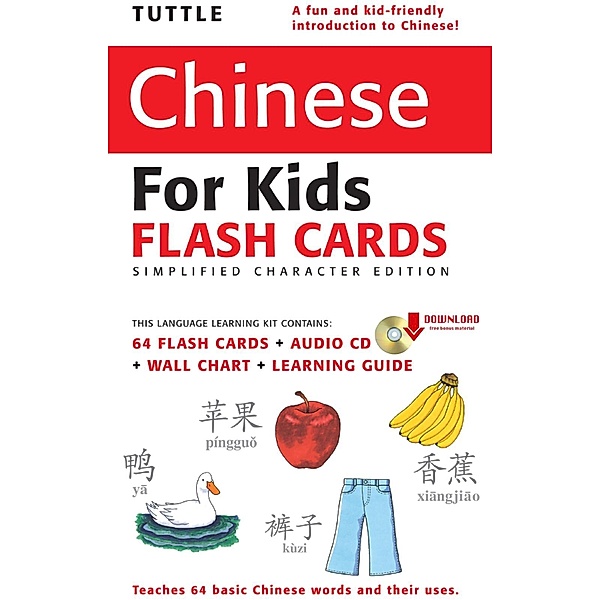 Tuttle Chinese for Kids Flash Cards Kit Vol 1 Simplified Cha / Tuttle Flash Cards