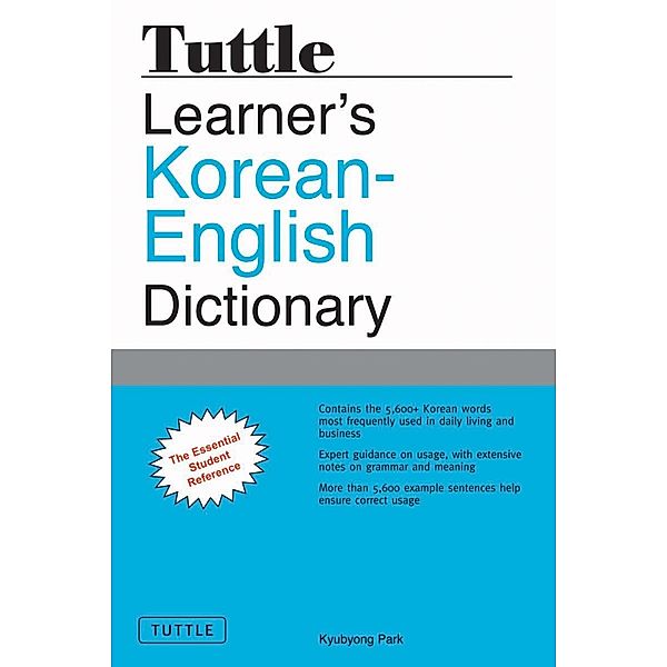 Tuttle Learner's Korean-English Dictionary, Kyubyong Park