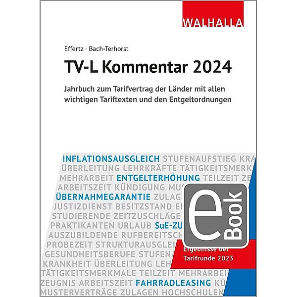 TV-L Kommentar 2024, Jörg Effertz, Andreas Bach-Terhorst