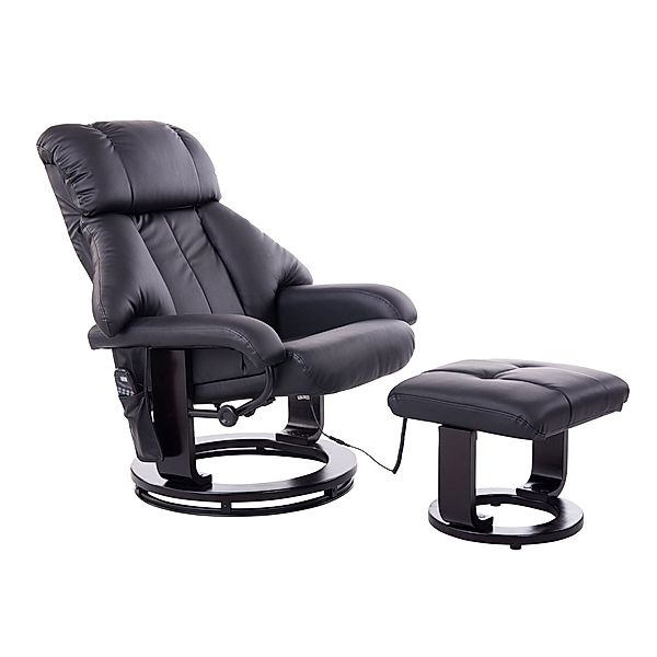 TV Sessel mit Massage- und Heizfunktion (Farbe: schwarz)