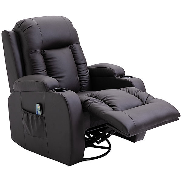 TV Sessel mit Massagefunktion (Farbe: braun)