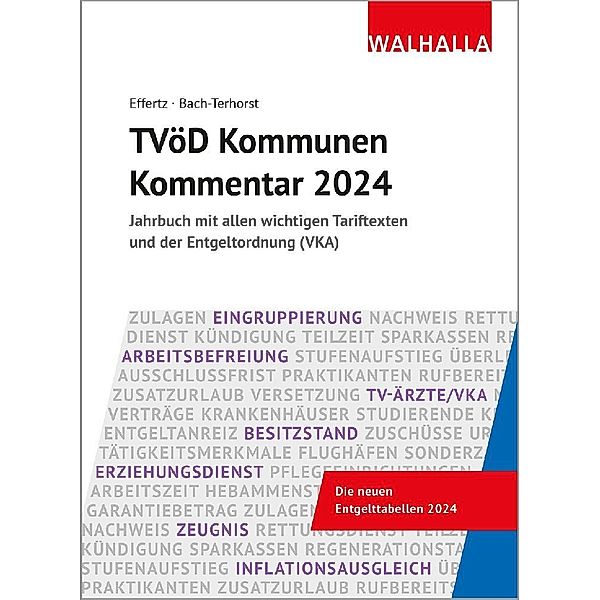 TVöD Kommunen Kommentar 2024, Jörg Effertz, Andreas Bach-Terhorst