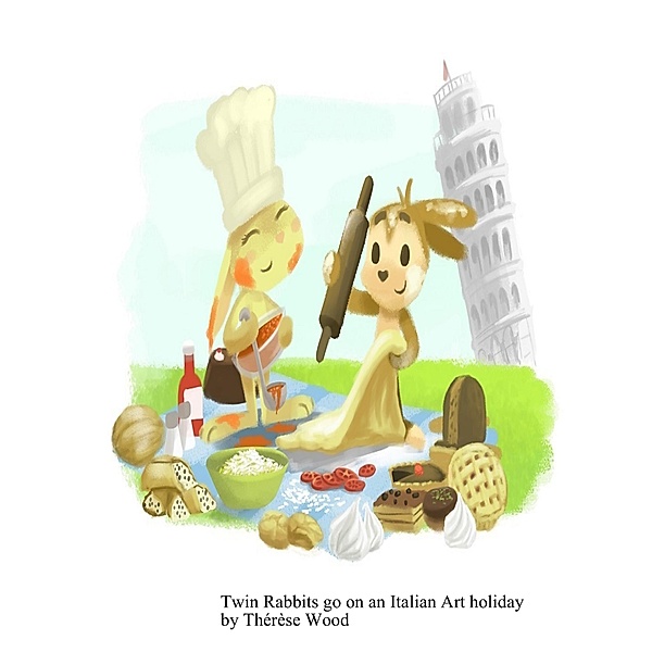 Twin Rabbits go on an Art Holiday to Italy, Thérèse Wood