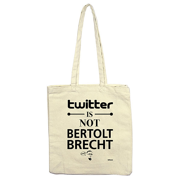 Twitter is not Brecht, Stofftasche