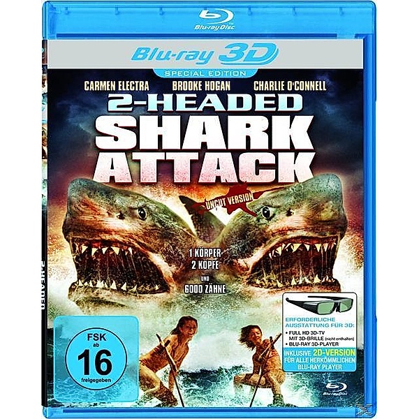 Two Headed Shark Attack Special Edition, Carmen Electra, Charlie O'Connell