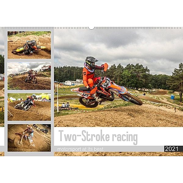 Two-Stroke racing (Wandkalender 2021 DIN A2 quer), Arne Fitkau Fotografie & Design