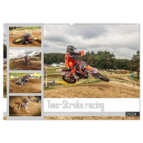 Two-Stroke racing (Wandkalender 2024 DIN A2 quer), CALVENDO Monatskalender, Arne Fitkau Fotografie & Design