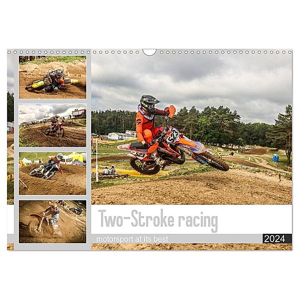 Two-Stroke racing (Wandkalender 2024 DIN A3 quer), CALVENDO Monatskalender, Arne Fitkau Fotografie & Design