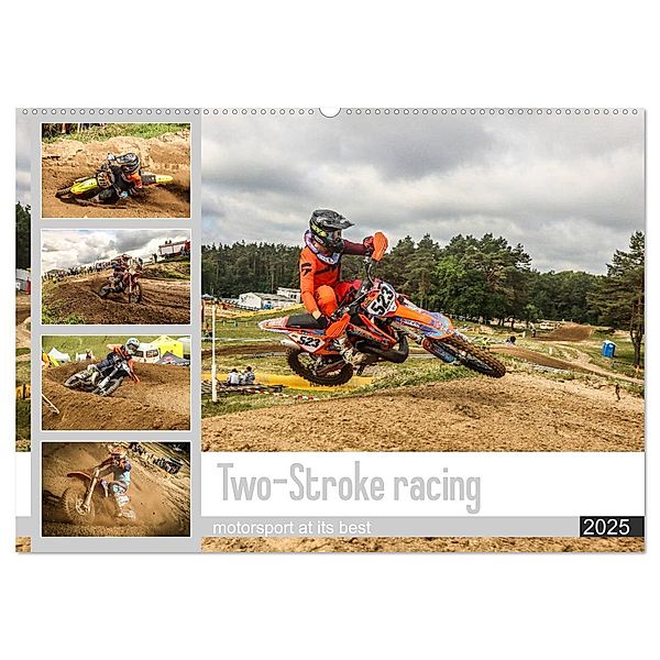 Two-Stroke racing (Wandkalender 2025 DIN A2 quer), CALVENDO Monatskalender, Calvendo, Arne Fitkau Fotografie & Design