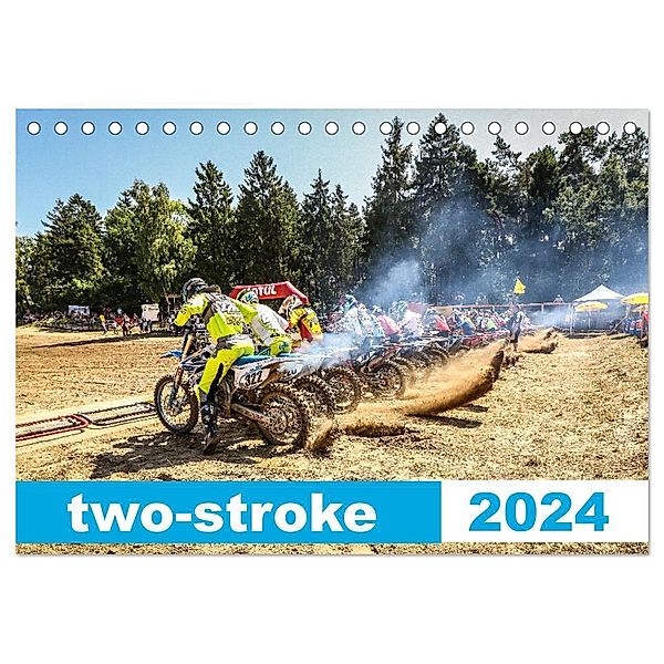 two stroke (Tischkalender 2024 DIN A5 quer), CALVENDO Monatskalender, Calvendo