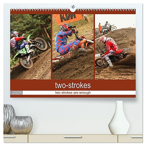 two-strokes (hochwertiger Premium Wandkalender 2025 DIN A2 quer), Kunstdruck in Hochglanz, Calvendo, Arne Fitkau Fotografie & Design